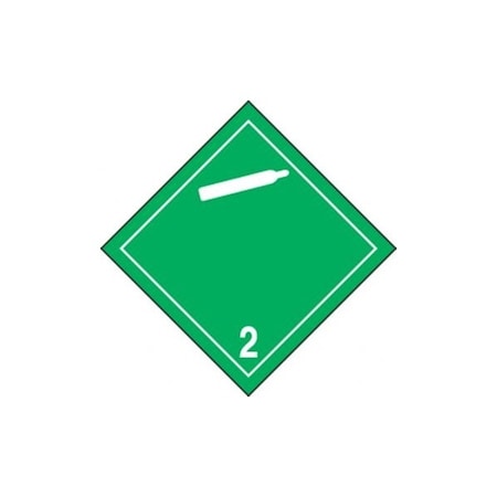 Accuform TDG PLACARD CLASS 2 273MM X 273MM TCP204CT10 TCP204CT10